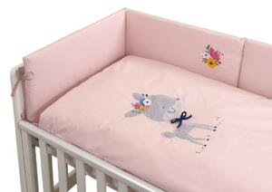 Completo Culla 3 pezzi S DEERY LIGHT PINK Amy