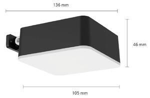 Philips Applique a LED Vynce, testa 10,5 x 10,5 cm