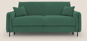 Gregory Divano letto con materasso h18 cm in microfibra effetto vellut
