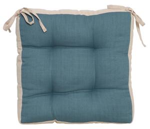 Cuscino per sedia blu 40 x 40 x Sp 7 cm