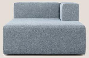 Nettuno modulo chaise longue in morbido tessuto bouclè T07 carta da zu