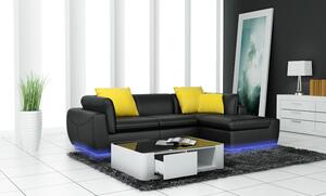 Divano in pelle con USB zona giorno divano angolare divano angolare design divano moderno F_3014B