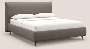 EROS letto imbottito in piuma con vano contenitore in pregiato e fresc