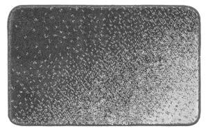 Tappeto bagno rettangolare Pixel in polipropilene grigio 80 x 50 cm