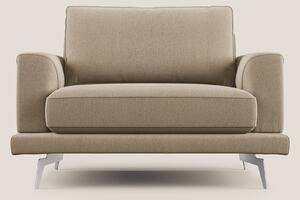 Dorian poltrona moderna in tessuto smacchiabile T05 beige