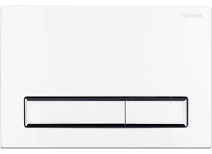 Oltens Torne placca di comando per WC bianco/cromo/bianco 57103000