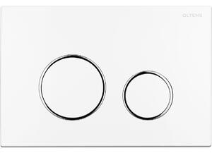 Oltens Lule placca di comando per WC bianco/cromo/bianco 57104000
