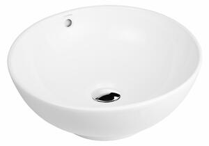Oltens Fana lavabo 42x42 cm rotonda da appoggio bianco 40312000