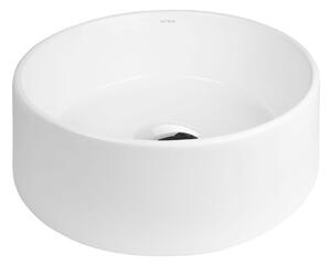 Oltens Lagde lavabo 40x40 cm rotonda da appoggio bianco 40316000