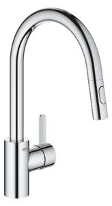 Grohe Eurosmart Cosmopolitan rubinetto da cucina verticale StarLight Chrome 31481001