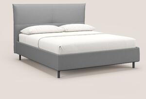 Izumi letto imbottito contenitore con piedi alti in tessuto smacchiabi