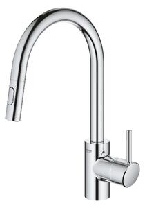 Grohe Concetto rubinetto da cucina verticale StarLight Chrome 31483002