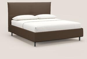 Izumi letto imbottito contenitore con piedi alti in tessuto smacchiabi