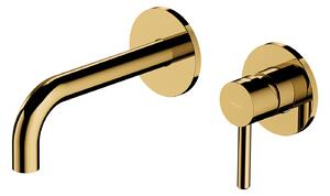 Omnires Y rubinetto per lavabo da incasso oro Y1215HROGL