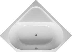 Baignoires Duravit D-Code, 1400x1400mm, pentagonal, à encastrer, 140 Betteres, double dos inclinés, blanc brillant, 700137000000000, 700137000000000