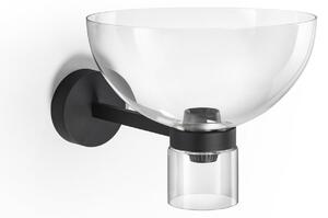 Applique da parete FLOS, Nocturne Bowl, dimmerabile, Nero, Corridoio, Alluminio, Design