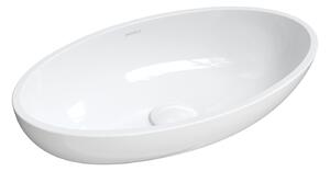 Omnires M+ lavabo 51x30 cm ovale da appoggio bianco CreteBP