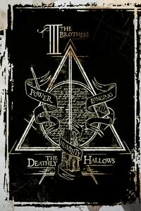 Stampa d'arte Harry Potter - Deathly Hallows Graphic