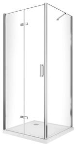 Parete Doccia Walk-In con Antina in Cristallo Trasparente 8mm H200 70 cm (+ antina 30 cm)