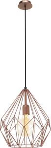 EGLO lampada a sospensione Carlton rame 49258