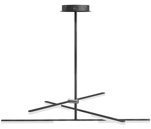 HOMCOM Lampada da Soffitto LED Moderna Ø100x79 cm con Schermo in Acrilico Angolo di Luce Regolabile per Soggiorno Camera o Cucina | Aosom Italy