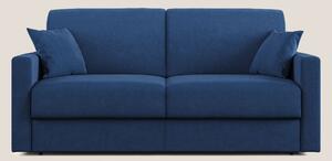 Chris Divano letto in microfibra smacchiabile T11 blu