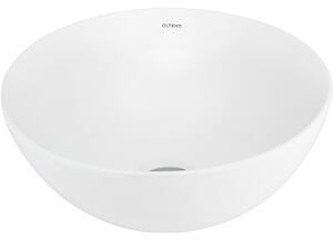 Oltens Jagala lavabo 32x32 cm rotonda da appoggio bianco 40317000