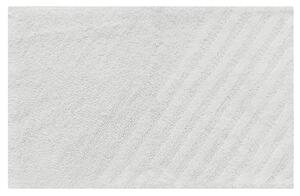 Tappeto bagno rettangolare Remix in cotone bianco 80 x 50 cm