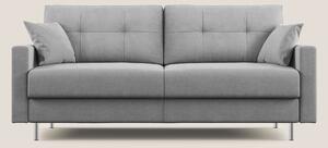 Megan divano letto matrimoniale in microfibra smacchiabile T11 grigio