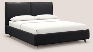 Nives letto imbottito contenitore sfoderabile in microfibra velluto im