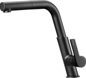 Deante Silia rubinetto da cucina verticale nero BQS_N73M