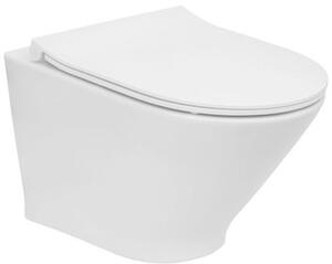 Roca Gap Round vaso wc sospeso senza brida bianco A3460NBS00