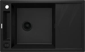 Deante Magnetic lavello in granito 82x50 cm nero ZRM_N113