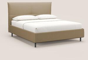 Izumi letto imbottito contenitore con piedi alti in tessuto smacchiabi