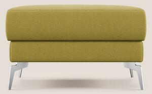 Star Pouf con piedini alti in tessuto smacchiabile T05 giallo