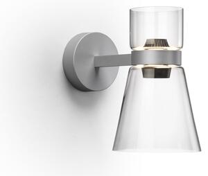 Applique da parete FLOS, Nocturne Cone, dimmerabile, Metallizzato, Soggiorno, Alluminio, Design