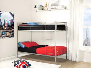 Letto a castello 2 x 90 x 190 cm Argento - DUOTIS II
