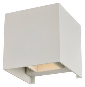Applique da parete Arcchio, Zuzana, dimmerabile, Bianco, Soggiorno, Alluminio, Moderno