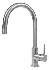 Omnires Y rubinetto da cucina verticale inox Y1255IN