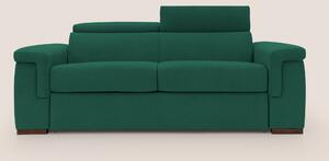 Giunone divano letto con materasso alto 18 cm e poggiatesta reclinabil