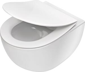 Deante Peonia vaso wc con copriwater a discesa lenta sospeso senza brida bianco lucida CDED6ZPW