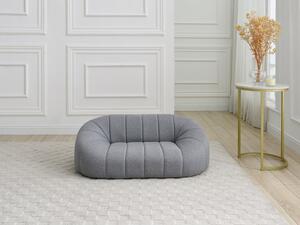 Divano per animali in tessuto grigio chiné L. 98 x P. 62 x H. 33 cm - PARUIMA