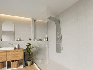 Colonna da doccia idromassaggio 20 x 150 cm Argento - TYRA