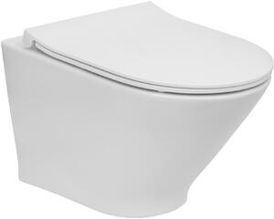 Roca Gap Round vaso wc sospeso senza brida bianco A3460NB000