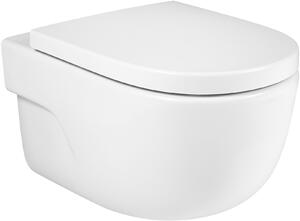Roca Meridian vaso wc sospeso senza brida bianco A34624L000