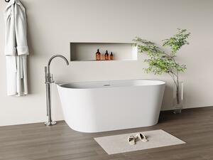 Vasca da bagno freestanding - 160 x 75 x 58 cm - Acrilico - Bianco opaco - 230 L - AMOBIA