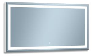 Venti Willa specchio 120x60 cm rettangolare con illuminazione argento 5907722357984