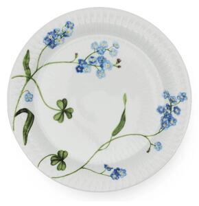 Piatto da dessert bianco in porcellana con motivo floreale ø 22 cm Hammershøi Summer - Kähler Design