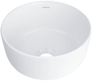 Deante Jasmin lavabo 28x28 cm rotonda da appoggio bianco CDJ_6U2S