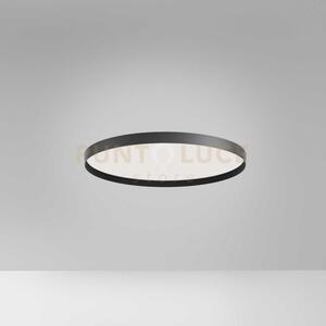 Acelia p/m - plafoniera led nero 3000-4000 k 2100-2200lm 40w d.50cm